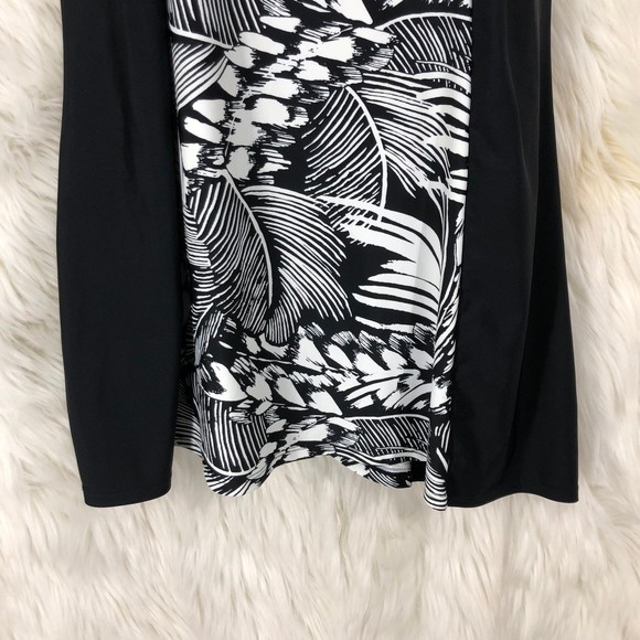 Ladies One Piece Swimsuit Dress w/Attached Panties SZ XL; removable Pads - Picture 5 of 8